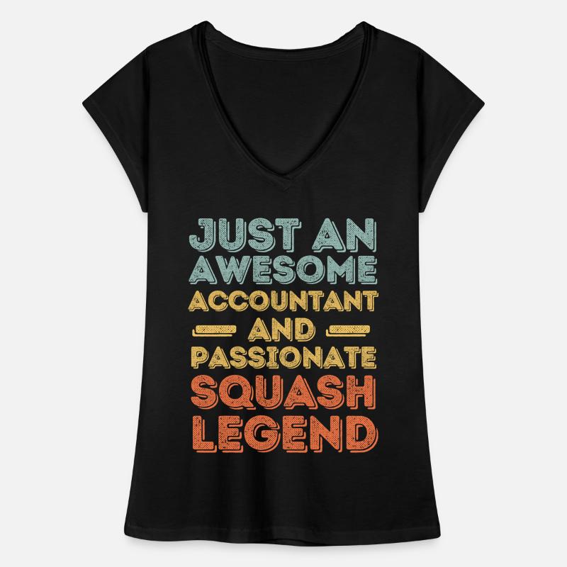 Comptable Squash rétro T-shirt vintage Femme