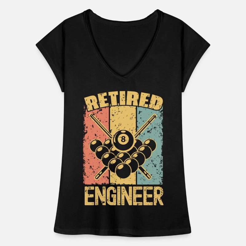 Billiard retired engineer Women's Vintage T-Shirt