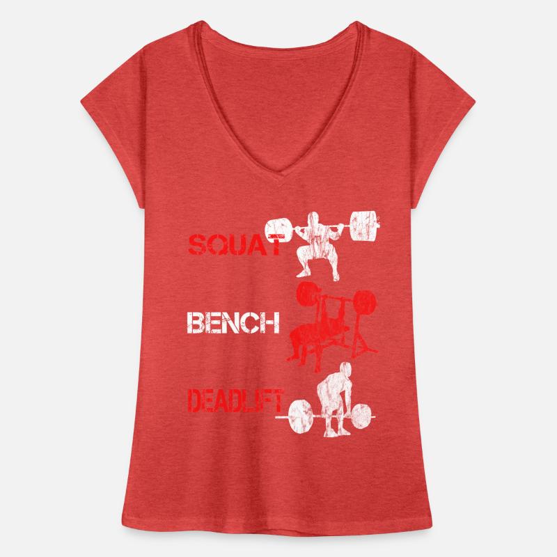 Squat Bench Deadlift - Bodybuilder Training Women's Vintage T-Shirt
