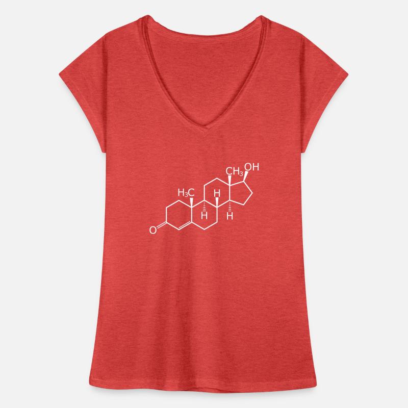 Testosteron Strukturformel Frauen Vintage T-Shirt