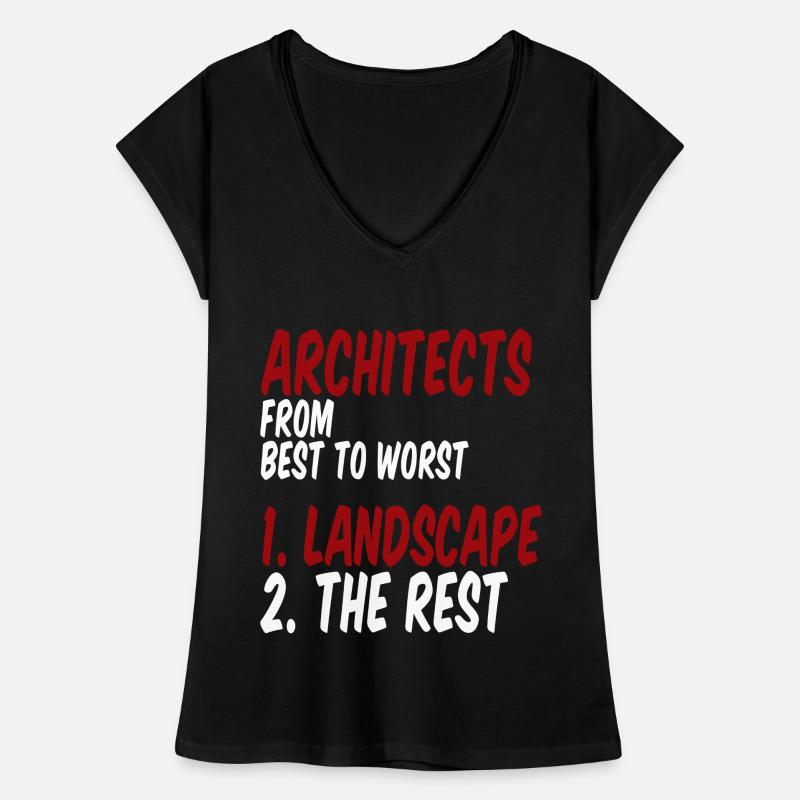 Architects From Best To Worst 1. Landscape 4 Frauen Vintage T-Shirt