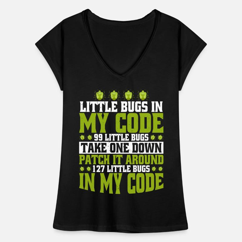 99 little Bugs in my Code 5 Frauen Vintage T-Shirt