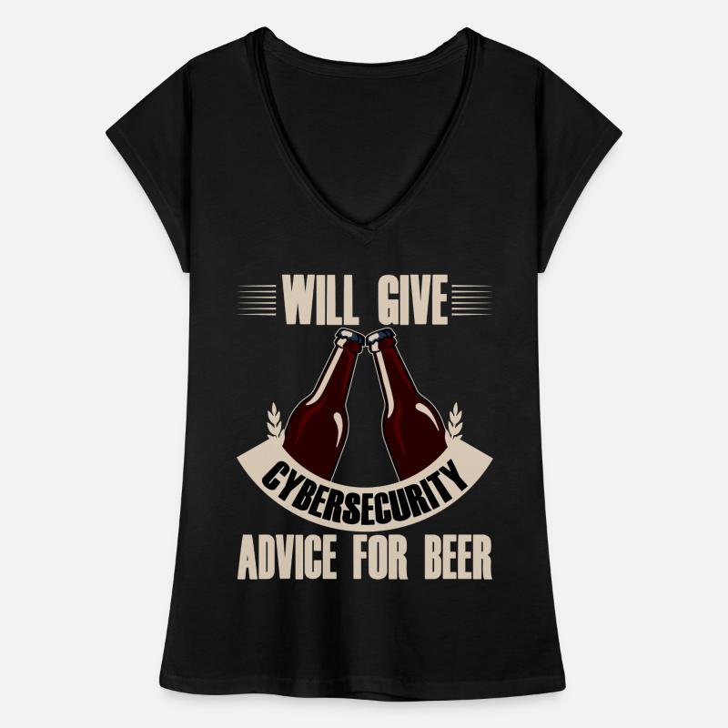 Will Give Cybersecurity Advice For Beer 4 Women's Vintage T-Shirt