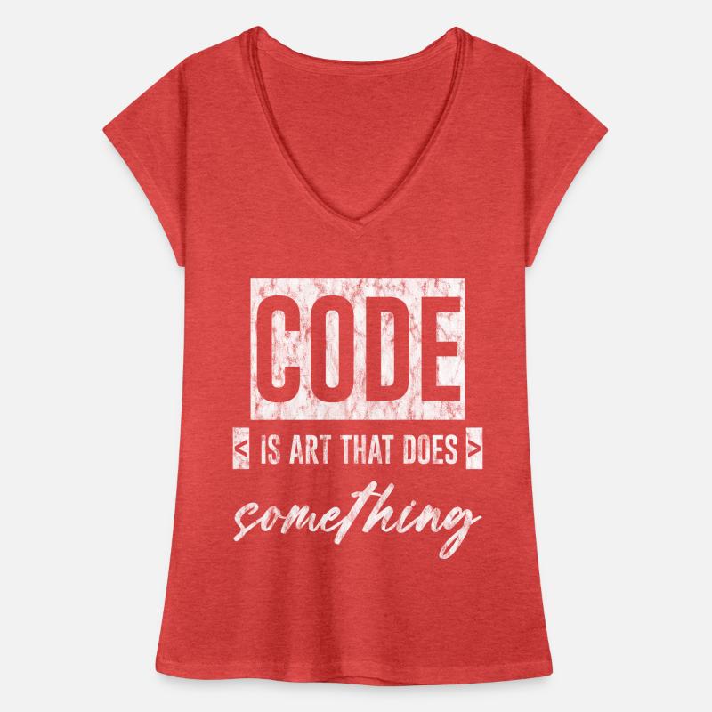 Code Is Art That Does Something 3 Women's Vintage T-Shirt