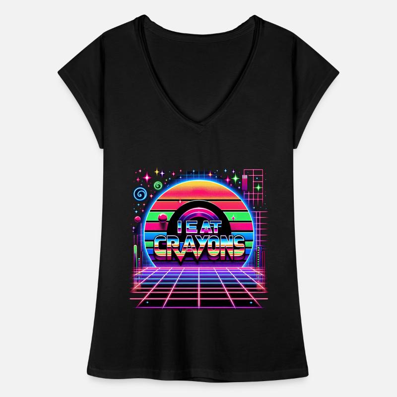 I Eat Crayons 21 Frauen Vintage T-Shirt