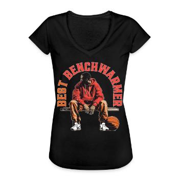 Meilleur chauffe-paillasse 12 - T-shirt vintage Femme - noir - Devant - Danielle (179cm)