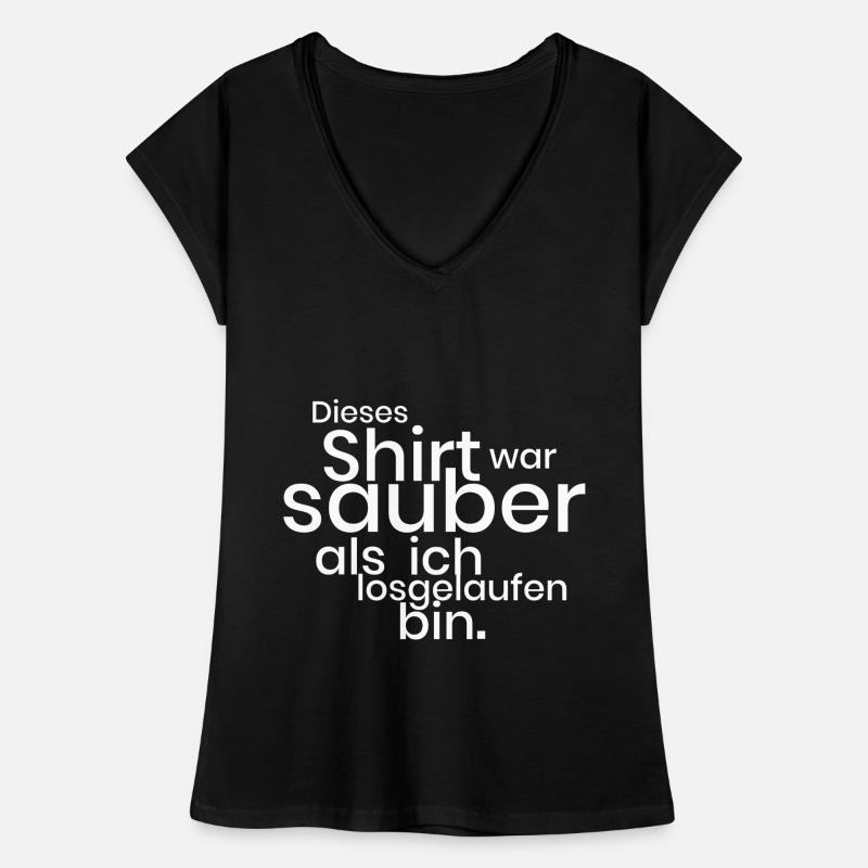 Shirt Sauber Dreck Matsch Geschenk Geschenkidee Frauen Vintage T-Shirt
