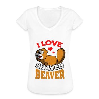 Biber - T-shirt vintage Femme - noir - Devant - Danielle (179cm)