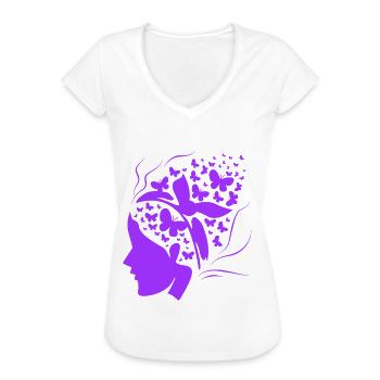 epilepsy - Women's Vintage T-Shirt - black - Front - Danielle (179cm)