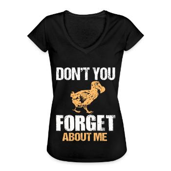 dodo - Women's Vintage T-Shirt - black - Front - Danielle (179cm)