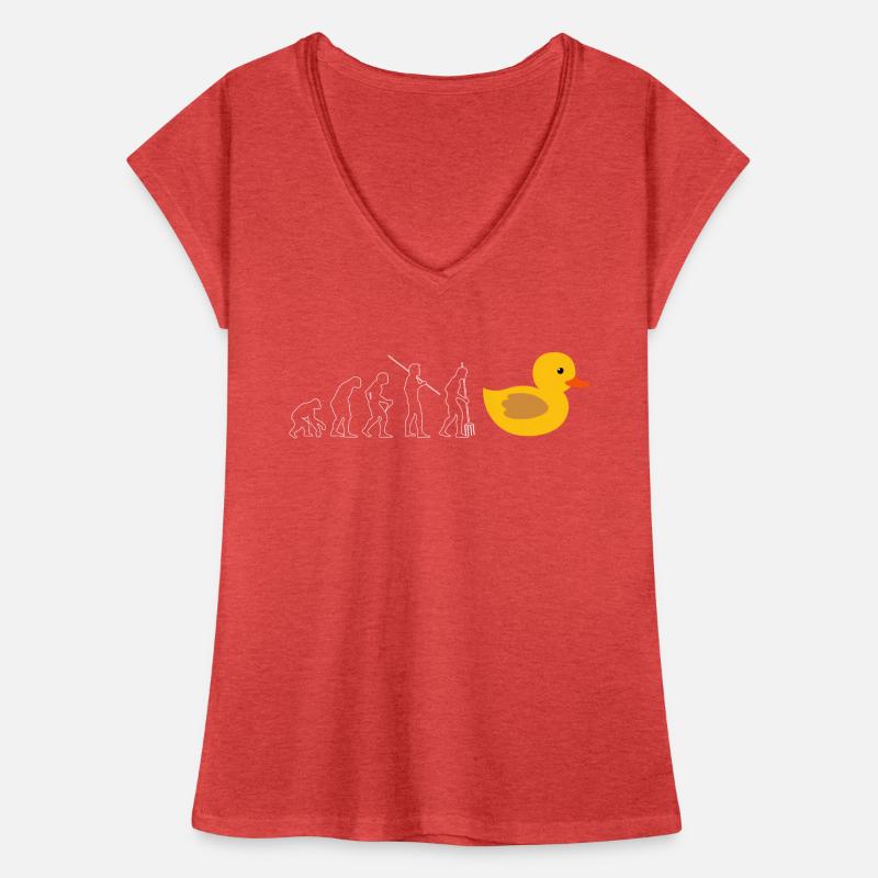 Evolution Rubber Duck Cadeau T-shirt vintage Femme