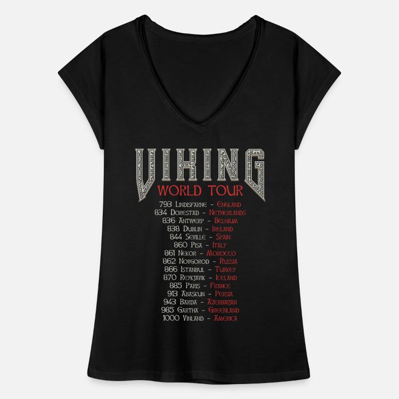 Viking World Tour Vikings Turnee T-shirt vintage Femme