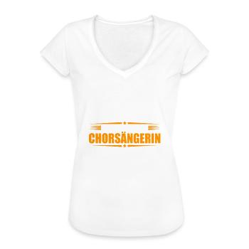 Singübungen Gesangsübungen Chorsängerin - Frauen Vintage T-Shirt - Schwarz - Vorne - Danielle (179cm)