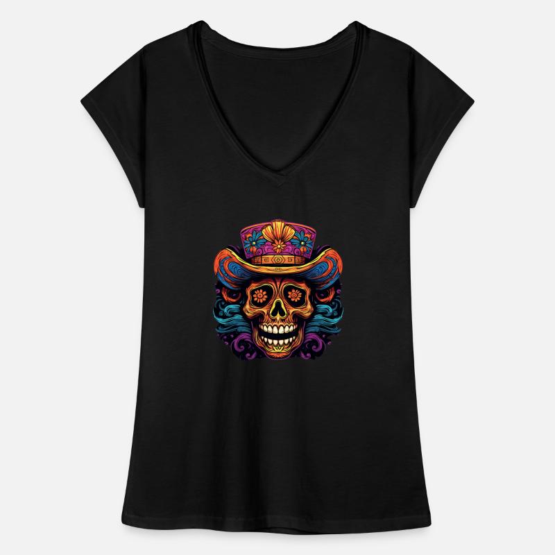 Cinco de Mayo Skull Women's Vintage T-Shirt