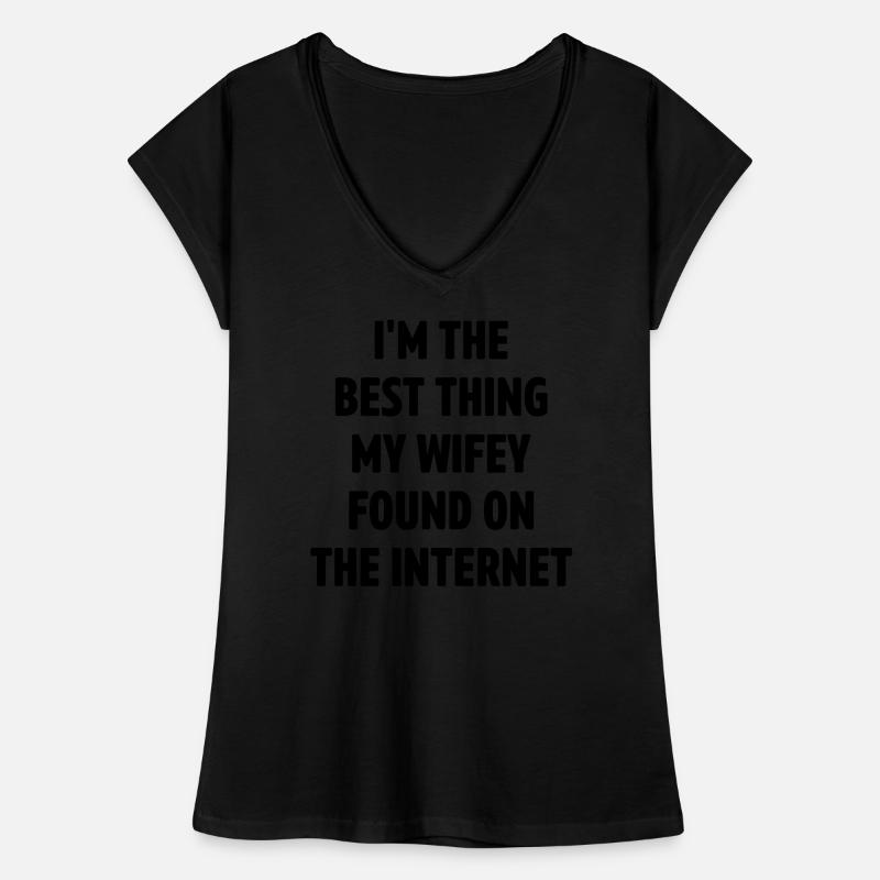 Paar, das sich online getroffen hat Ehemann Ehefra Frauen Vintage T-Shirt