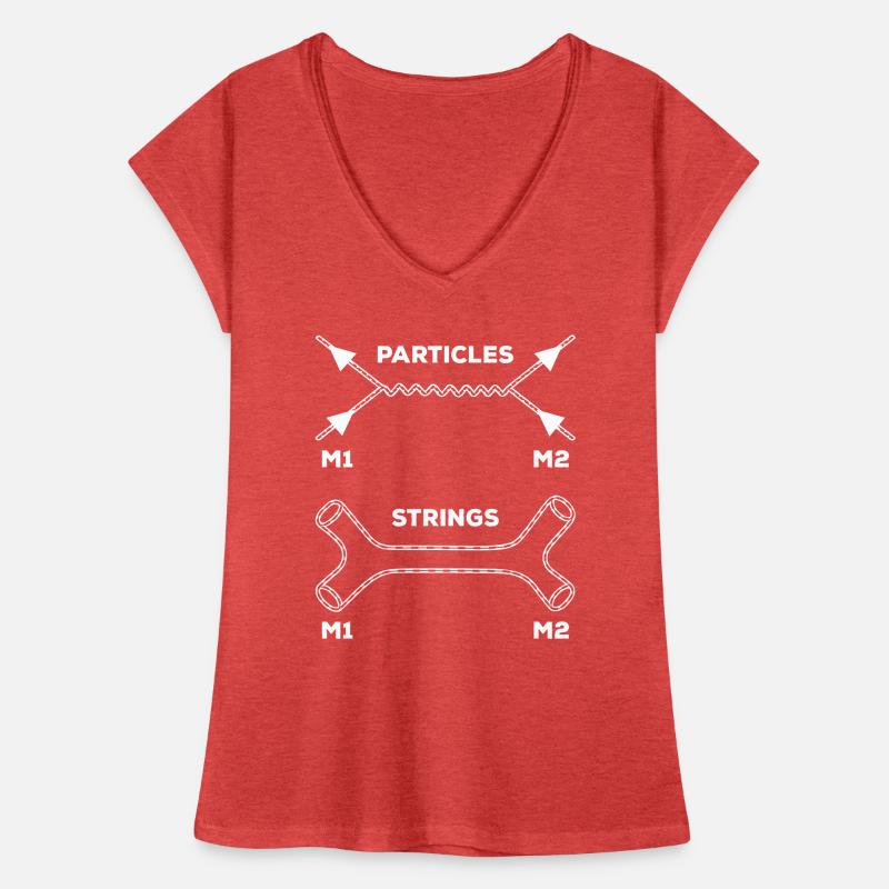 String Theory Quantum Mechanics Women's Vintage T-Shirt