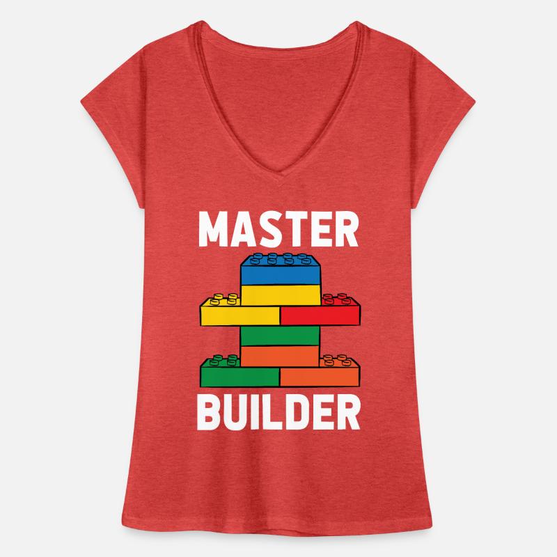 Constructeur de briques Jouets Blocs Blocs de serrage Briques T-shirt vintage Femme