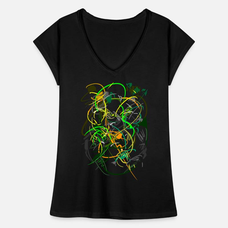 abstrait T-shirt vintage Femme