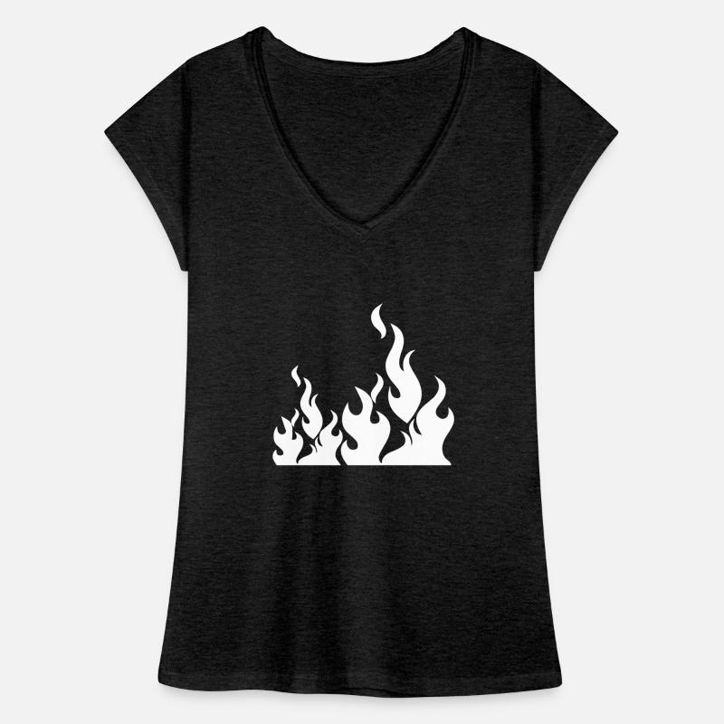 Flammen lodernd beeindruckend Frauen Vintage T-Shirt