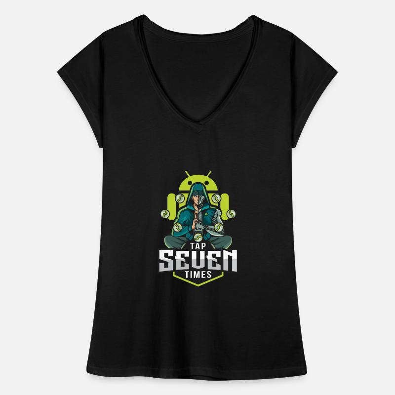 Android-Entwicklermodus Frauen Vintage T-Shirt