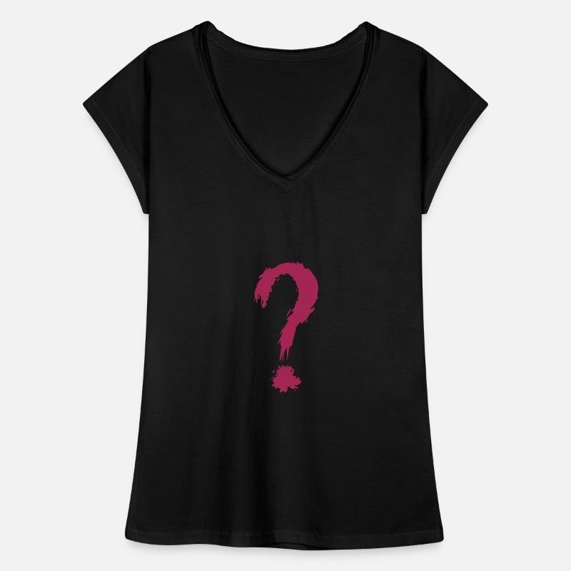 Point d'interrogation T-shirt vintage Femme