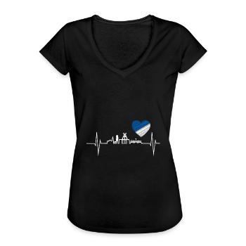 Bochum Bochumer Ruhrgebiet Ruhrpott - Frauen Vintage T-Shirt - Schwarz - Vorne