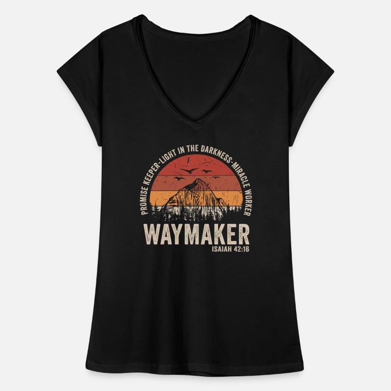 Waymaker Gardien de la promesse Faiseur de miracles T-shirt vintage Femme