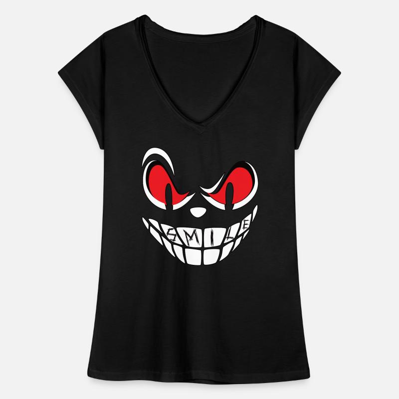 Visage souriant T-shirt vintage Femme