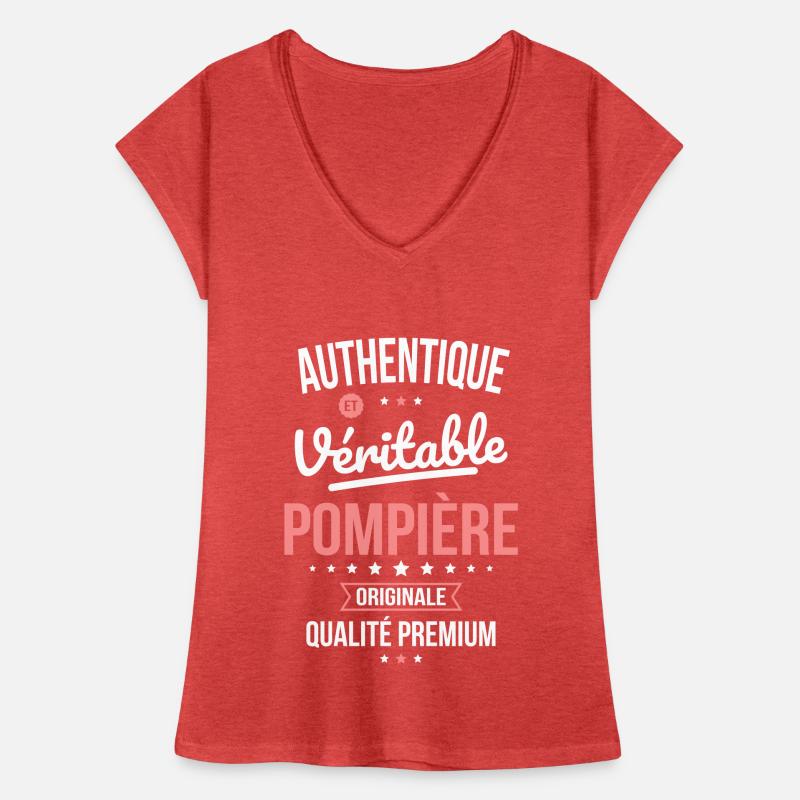 Authentique et véritable pompière - Originale T-shirt vintage Femme