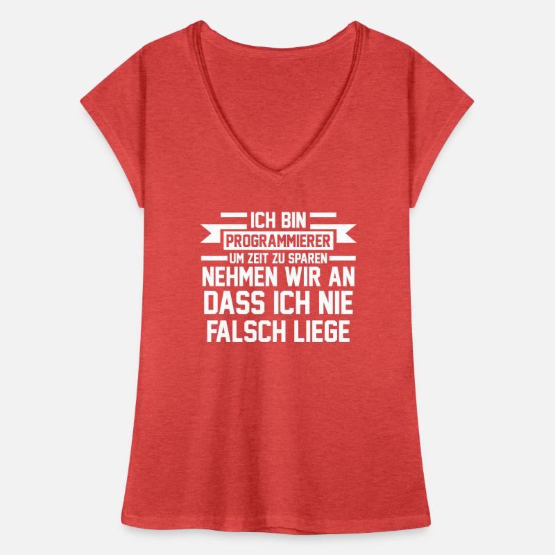 Programmierer Programmierung Informatiker Frauen Vintage T-Shirt