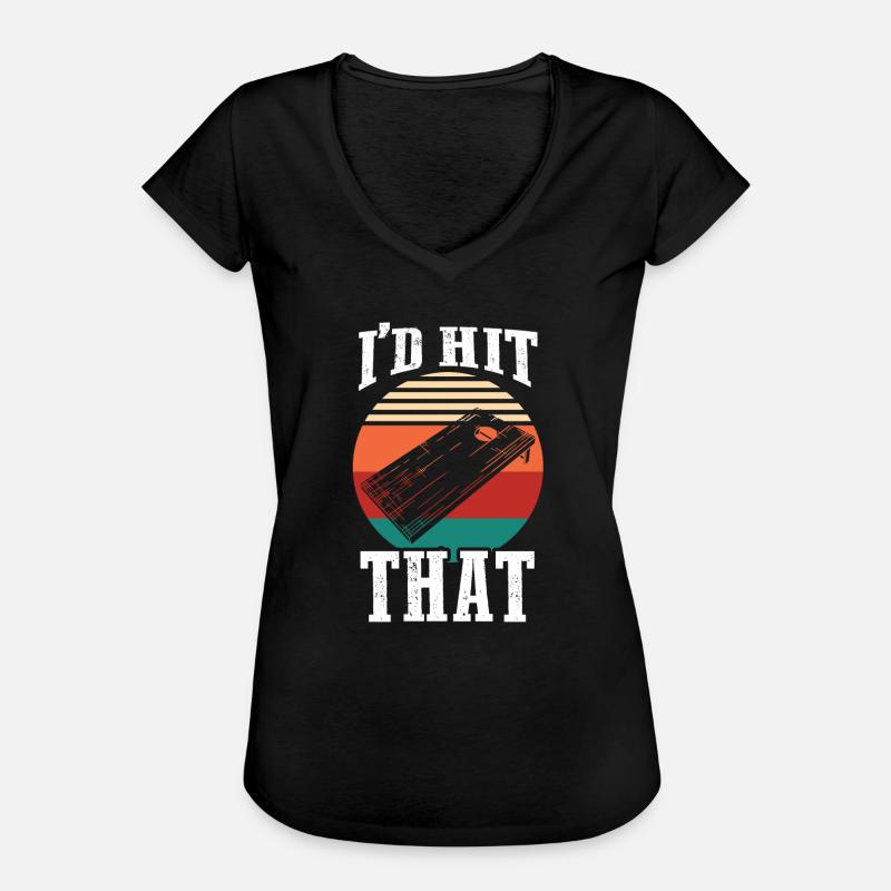 Cornhole Cornhole Gift - Women's Vintage T-Shirt - black