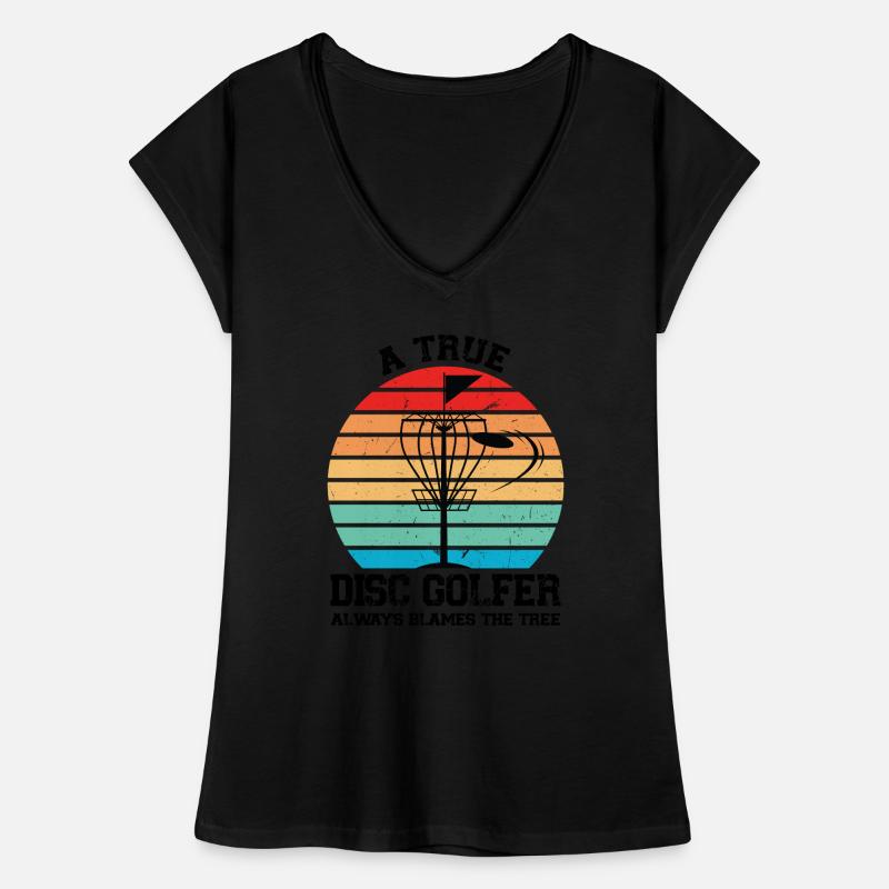 Discgolfer Discgolf Discgolfing Geschenk Frauen Vintage T-Shirt
