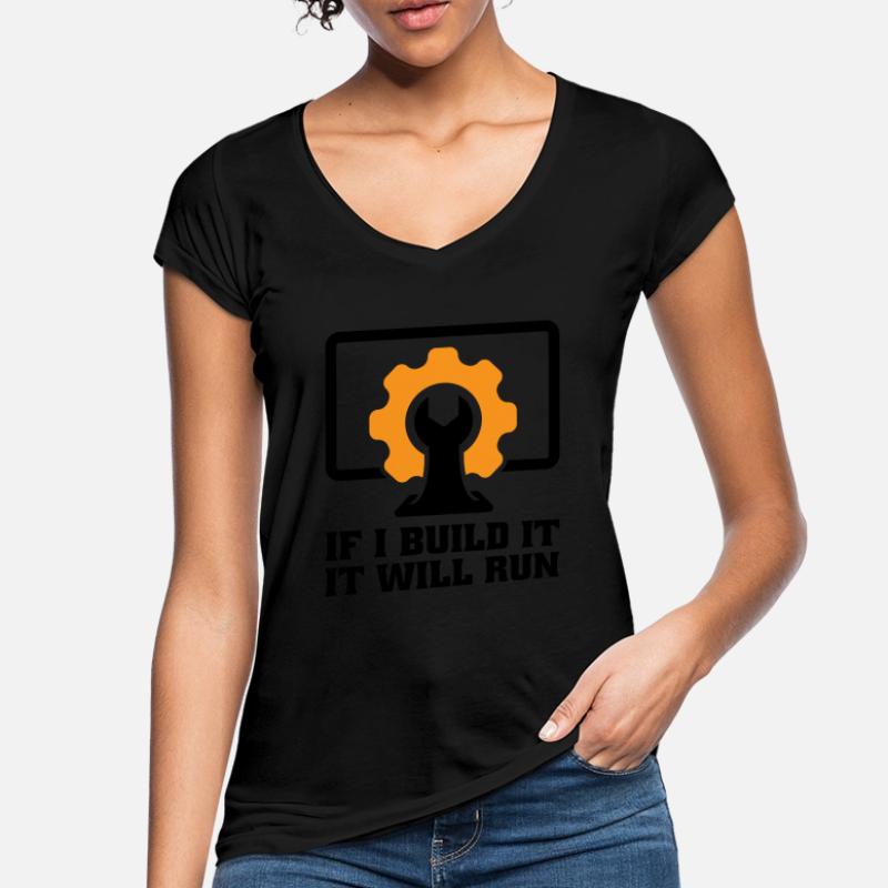 Technischer Support Computertechniker Technischer Frauen Vintage T-Shirt