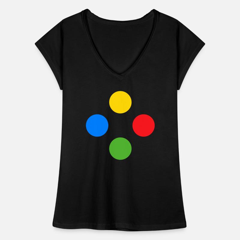 Controller Knobs Gamer Gamer Gaming Console Women's Vintage T-Shirt