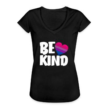 Bisexuell LGBTQ+ Bi LGBTQ - Frauen Vintage T-Shirt - Schwarz - Vorne