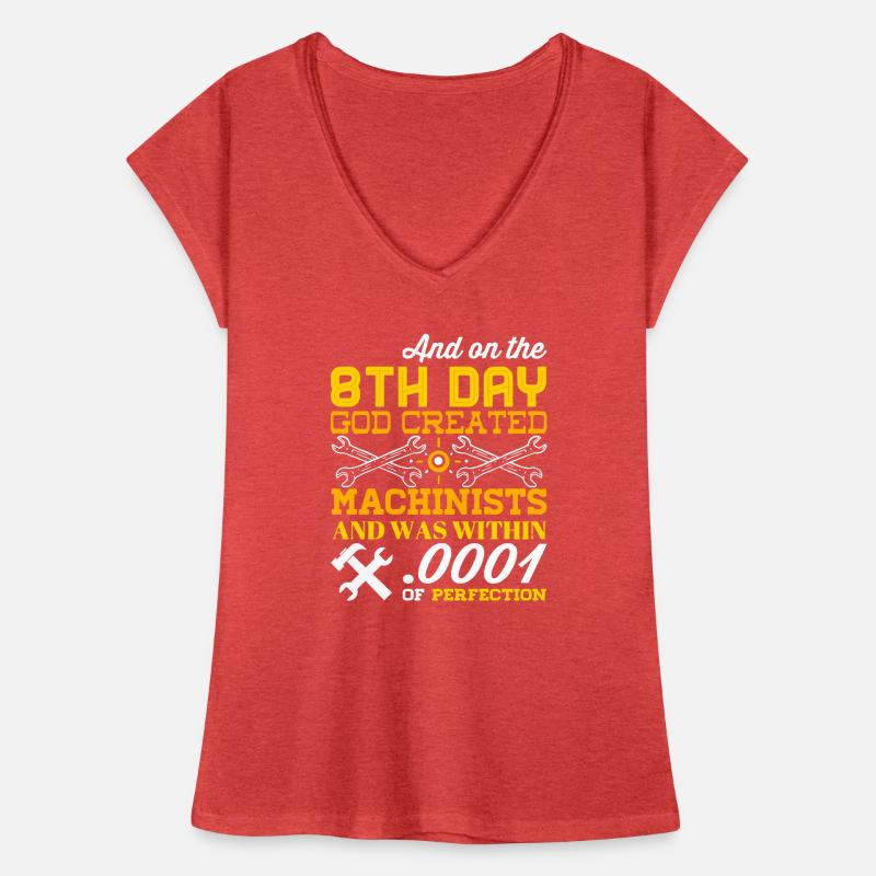 Machinist CNC Programming Machining Women's Vintage T-Shirt