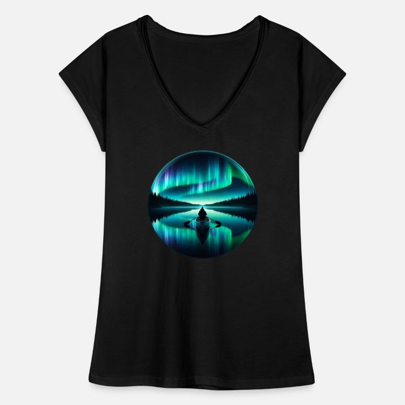Aurora Aurora Tracker Alaska Wilderness T-shirt vintage Femme