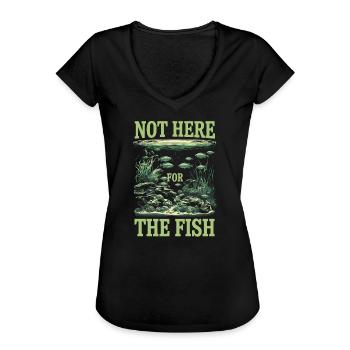 Aquascaping Enthusiast Underwater Gardening - Women's Vintage T-Shirt - black - Front - Danielle (179cm)