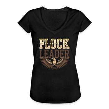 Liebhaber Des Vogelzuges Zugvögel - Frauen Vintage T-Shirt - Schwarz - Vorne - Danielle (179cm)