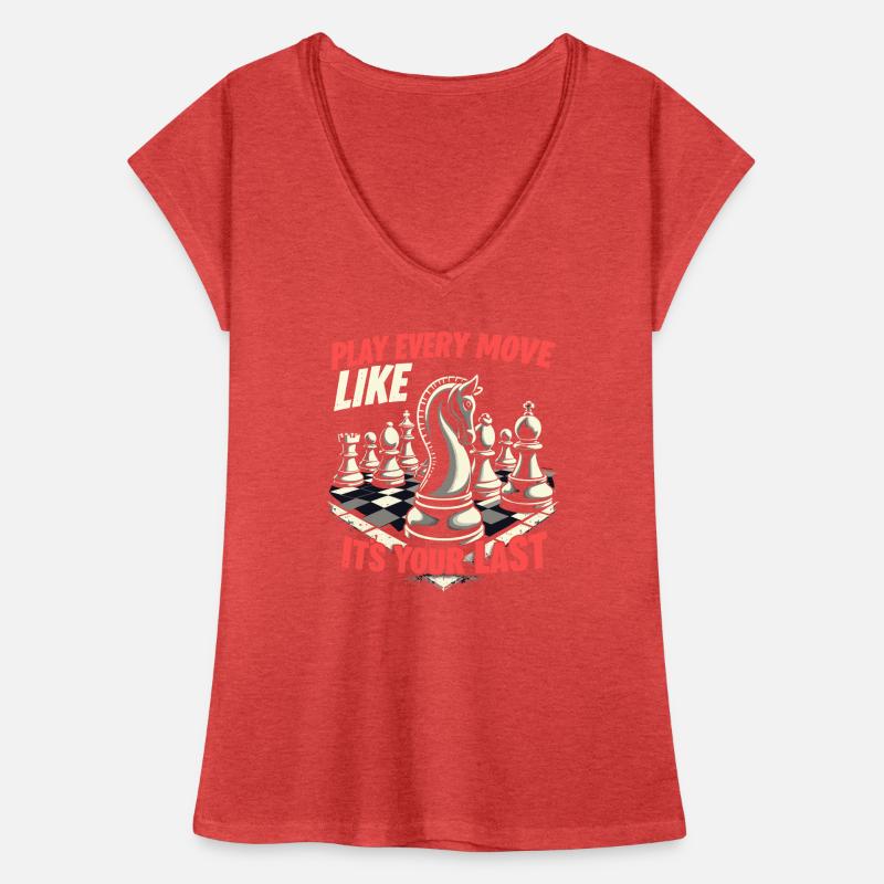 Chess Tacticians Strategy Masters Tactical Women's Vintage T-Shirt