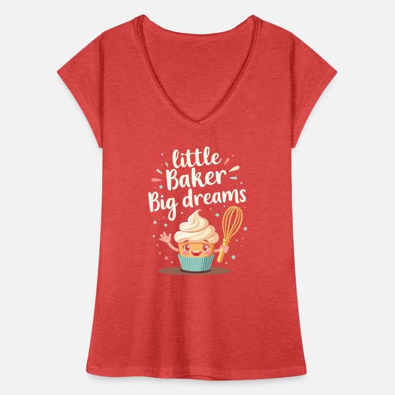 Junior Baking Candidate Young Chef Baking Women's Vintage T-Shirt