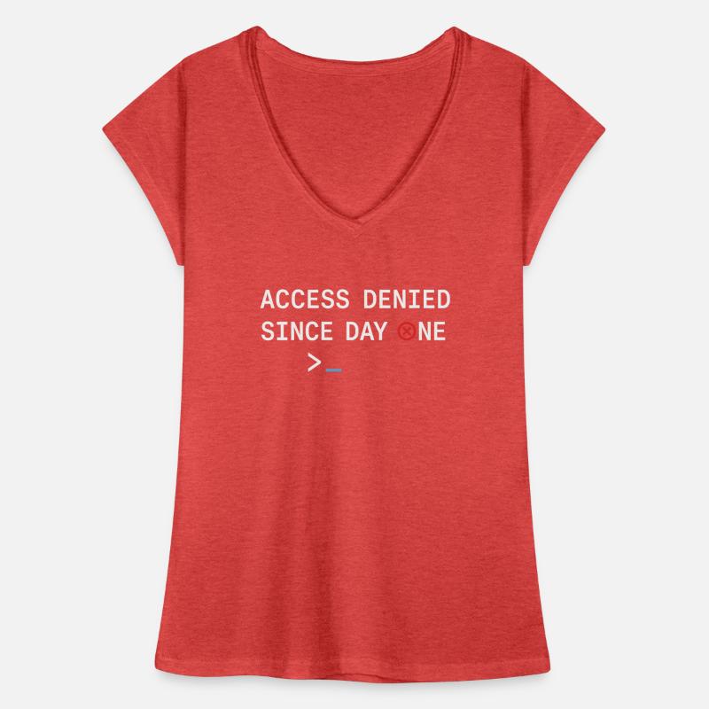 Cybersécurité Info Sec White Hat Hacker Éthique T-shirt vintage Femme