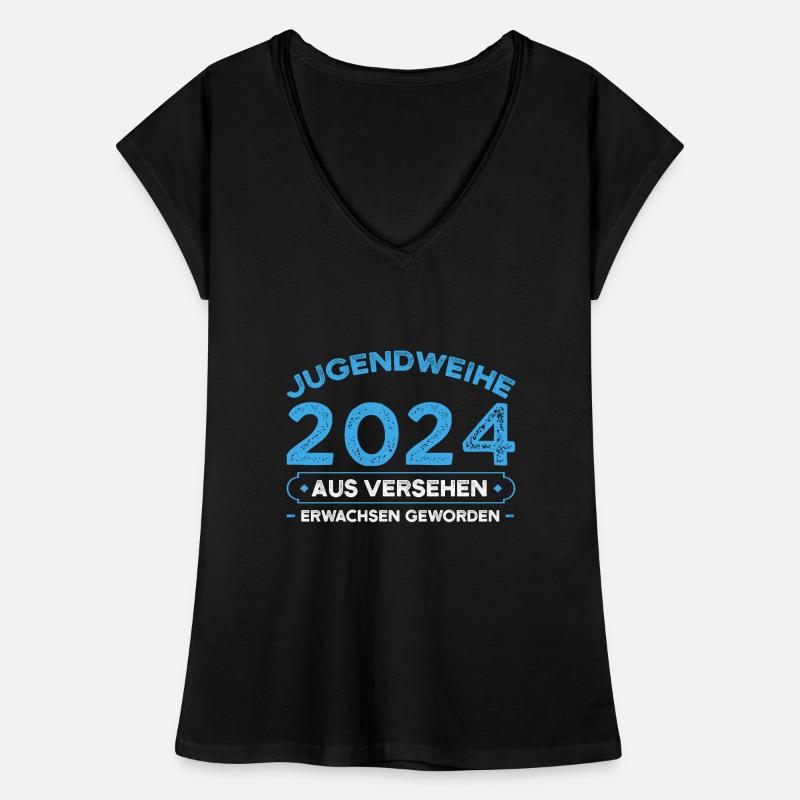 Jugendweihe 2024 Jugend Erwachsen Werden Geschenk Frauen Vintage T-Shirt