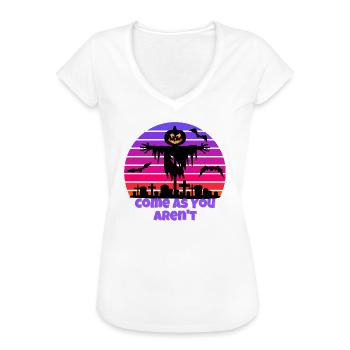 Venez comme vous n’êtes pas - T-shirt vintage Femme - noir - Devant - Danielle (179cm)