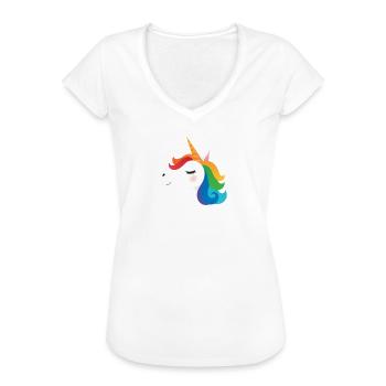 Mein Einhorn Hat Meine Hausaufgaben Gefressen - Frauen Vintage T-Shirt - Schwarz - Vorne - Danielle (179cm)