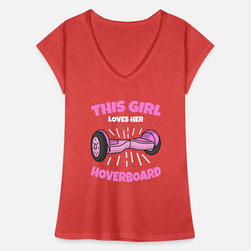 Hoverboard Mädchen Spruch Geschenk Frauen Vintage T-Shirt