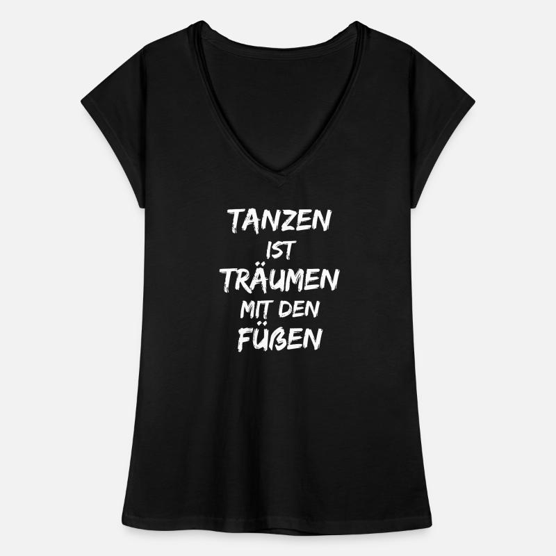 Tanzen ist Träumen mit den Füßen | Techno Rave Frauen Vintage T-Shirt
