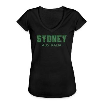 Sydney Australia 4x4 - Frauen Vintage T-Shirt - Schwarz - Vorne - Danielle (179cm)