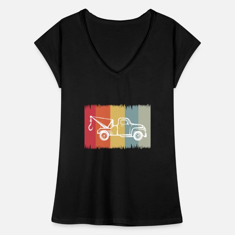 Abschlepper Geschenkideen Retro Frauen Vintage T-Shirt