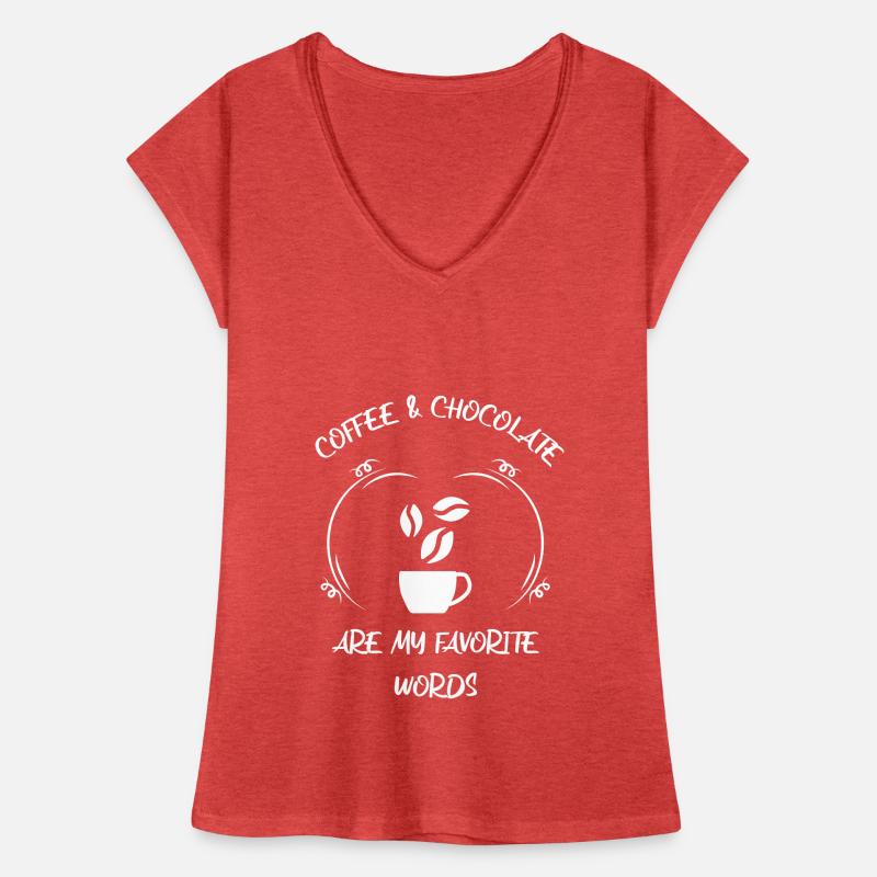 Coffee, espresso, coffee & chocolate Women's Vintage T-Shirt